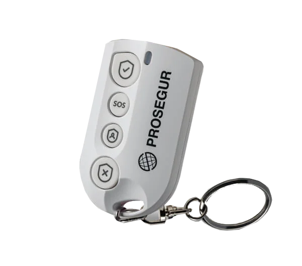 El control remoto permite conectar, desconectar y enviar una señal de pánico a distancia, no necesitás introducir códigos y es muy simple de utilizar.