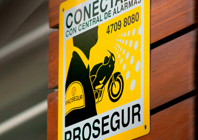Placa Prosegur Seguridad
