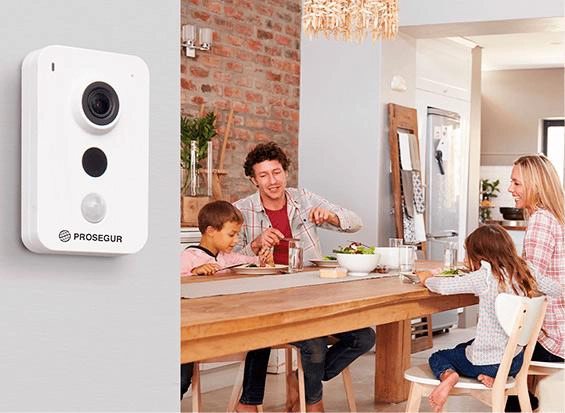 Camara interior monitoreada por Prosegur