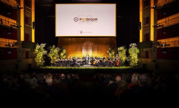 Prosegur reúne a empresarios, clientes y empleados en un concierto conmemorativo por su 50 aniversario en el Teatro Real